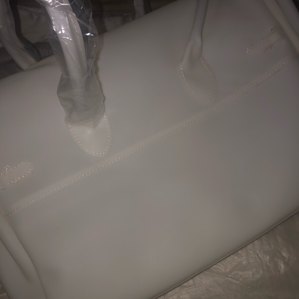White Jelly Transparent Furkin Bag - Picture 7 of 7